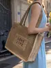 Bolsas Tejidas a Mano para Mujer 2026 Nuevo Estilo Bolso de Hombro Bolso Tote de Gran Capacidad Bolso de Paja de Moda para Vacaciones en la Playa