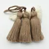 En stock al por mayor 11 cm de grosor algodón puro borla hecho a mano colgantes DIY estilo étnico campanilla de viento decoraciones colgantes accesorios