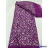 Vestido Moderno Francês Lantejoulas Bordado Floral Vestido de Casamento Tecido de Renda Lantejoulas de Noiva Tecido de Renda