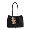 Bolso Tote Retro de Gran Capacidad para Mujer, Bolso de Hombro 2026 Nuevo, Bolso Sencillo de Ante y Felpa de un Solo Hombro, Bolso Pequeño de Moda para el Trabajo