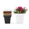 Maceta cuadrada de plástico de lana más vendida de Amazon, esmerilada, para jardinería, plantación, imitación arcilla, suculenta, maceta para planta verde, maceta para plantar
