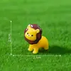 Nuevos micro paisajes pequeños adornos pequeños animales 12 micro paisajes adornos de resina lindos dibujos animados pequeños animales 12