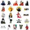50-100 singer Billie Eilish hand account stickers cross-border water Cup notebook car stickers wholesale