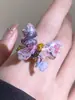Anillo Abierto de Mariposa Dinámico de Gama Alta Versátil de Lujo de Nicho para Mujer, Anillo de Dedo Índice de Mariposa de Diseño de Moda Personalizado al por Mayor