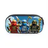 2026 Nuevo Modelo Estuche de Lápices de Una Sola Capa Lego Ninjago Dibujos Animados Estudiante Caja de Lápices de Poliéster Caja de Papelería de Anime Transfronterizo