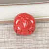 Mineral crudo cinabrio doce signos del zodíaco arena del Emperador 14 mm zodíaco chino tejido accesorios de joyería DIY pulsera para hombre y mujer