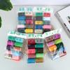 Atacado de Fábrica Bolsas DIY Feito à Mão Linha de Costura Colorida Multicolor Poliéster Linha Doméstica para Costura à Mão