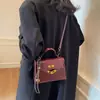 Bolso Cuadrado Pequeño Portátil Vintage para Mujer Otoño e Invierno 2024 Nueva Moda Coreana Bolso Kelly Bolso Cruzado Multifuncional