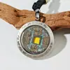 Pingente de Moeda Shanggui, Moeda de Cobre Cinnabrio Genuíno, Moeda de Imitação Antiga, Moeda dos Cinco Imperadores de Cobre Puro, Moeda de Cobre Bagua, Concha Protetora, Aço Titânio