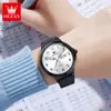 Reloj Oulisi para Hombre, Popular en Douyin, Correa de Silicona, Esfera Digital, Reloj para Estudiantes, Cuarzo, Resistente al Agua, para Estudiantes de Primaria y Secundaria
