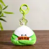 Lindo colgante de tamal de dibujos animados, llavero de tamal auspicioso, charm para mochila, regalo para estudiantes para exámenes de secundaria y universidad, venta al por mayor.