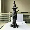 Transfronterizo nuevo Halloween Gótico bruja oscura estatua resina adorno retro artesanía decoración del hogar venta al por mayor