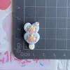 Accesorios de Resina de Helado de Animales de Dibujos Animados al por Mayor Linda Funda para Teléfono Móvil de Paleta Accesorios para Anillo de Pasador Material de Parche
