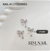 Arte de Uñas Japonés Tamaño Grande Pequeño Lazo Cinta Corbata Joyería Estilo Ins Color Aleación Uñas Accesorios DIY Lote