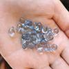 Acessórios para Joias DIY Retro 6*9mm Gota d'Água Pequena Estilo Antigo Material para Presilha de Cabelo Pingente de Gota d'Água de Vidro