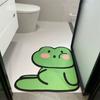 Alfombrilla Absorbente de Barro Diatomeas para Entrada de Baño, Alfombra Suave de Dibujos Animados, Felpudo Antideslizante para Baño, Alfombrilla para Inodoro para Uso Doméstico