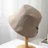 Chapéu de Pescador Liso Cor Sólida Estilo Japonês Infantil Primavera e Verão Simples Feito para Usar Casual Combinável Mostra o Rosto Chapéu de Bacia Pequena Chapéu de Sol Balde Tendência