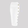 Amazon AliExpress Venta Caliente Falda Vendaje Midi Hilera Sencilla Hebilla Metálica Moda Elegante Combinable Falda de Cadera