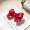 Nova Presilha de Cabelo de Acetato com Laço Estilo Coreano para Meninas, Presilha Bico de Pato com Laço de Luxo Leve, Presilha Elegante para Franja e Acessórios de Cabelo