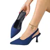 2026 Verano Nuevo Comercio Exterior Tallas Grandes Mujer Casual Cómodo Punta Fina Moda Francesa Ropa Exterior Tacones Altos Talla Única