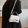 Moda de Comercio Exterior Bolso de Mujer 2024 Nueva Moda Versátil Bolso Caja Bolso de Mano Nicho Texto Bolso Bandolera