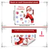 Árvore de Natal Criativa Papai Noel Espiando Cabeça Interruptor Adesivo Adesivo de Parede Fundo de Parede Decoração de Casa Adesivo de Parede Autoadesivo