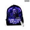 25 Temporada Escolar Transfronteriza Mochilas Escolares Palitos de Madera Personas Shanhaijing Tungtungtung Mochilas Mochilas de Viaje