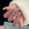 Celebridad de Internet Familia Rica Joyería para Uñas con Diseño de Candado Dorado Mini Oro Plata Amor Cuadrado Candado Llave Accesorios para Uñas