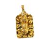 Colgante Pixiu Transporter para hombre, de cobre chapado en oro, con diseño cuadrado agresivo, marca Vietnam Sand Gold, venta al por mayor.