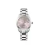 Reloj Vivian Rose Powder Reloj Rosa Oscuro Occidental Reloj de Cuarzo Saturno Banda de Acero Reloj para Mujer Pequeño Azul V Pequeño Reloj Dorado