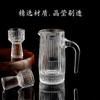 Entrada de Luxo de Alta Qualidade Phnom Penh Taça de Vinho Conjunto de Taças de Vinho terno Dispensador de Vinho Doméstico Padrão Vertical Vidro Taça de Vinho Pequena Pote de Vinho com Pontos Dourados