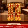 Velas de Cristal para Año Nuevo y Festival de Primavera para Uso Doméstico, Lámparas de Mantequilla sin Humo para Ofrendar a Buda, Lámparas de Larga Duración, un Par para Regalo de Inauguración de Casa y Ofrenda a Buda
