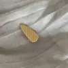 Pinza para el pelo de acetato a rayas frescas, simple y suave, pinza versátil para flequillo lateral, pinza de pico de pato fresca y enérgica
