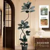 Planta Artificial Verde Black Diamond con un Toque de Lujo para Decoración de Sala de Estar, Planta de Interior Grande en Maceta, Árbol Falso y Planta Artificial
