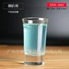 Copo de vidro para licor de fábrica, fundo grosso, copo chifre para licor, copo wonton, copo especial bullet para bar, copo de grade selvagem, atacado