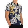 Moda de Verano 2026 Nueva Camisa Polo Cómoda de Corte Ajustado con Cuello para Hombre Europeo y Americano Camisa de Media Cremallera de Moda