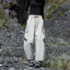 Pantalones de senderismo para exteriores estilo americano, unisex, colección de otoño, pantalones largos casuales de pierna recta, pantalones largos ligeros para exteriores