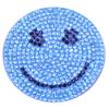 Transfronterizo Nuevo Producto Cara Sonriente Colorida Diamante Caliente Imagen Ropa Accesorios para Equipaje Pegatinas de Estampado en Caliente Paquete de Emoticonos Parche de Diamante Aleatorio Pegatinas de Tela