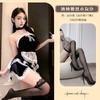 Vestido de tirantes de encaje con volantes de fin de temporada Terciopelo halter Atuendo de sirvienta Asimétrico Cos Uniforme Traje 9007