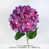 72 piezas de ramos de flores artificiales de seda de hortensia 3D, flores artificiales de plástico, decoraciones de alta gama para sala de estar, arreglos florales de boda