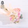 Rosas rosadas de boda Mori flor de mano para novia y dama de honor de boda europea y americana fabricantes de suministros para boda occidental