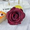 Fuente de fábrica, tela de lija, flor, conjunto para eventos de boda, cabeza de flor de rosa, decoración del hogar, adornos de bricolaje, cabeza de flor falsa
