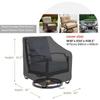 Funda para Silla Sofá de Exterior Transfronteriza, Funda Protectora para Mesa y Sillas de Jardín, Funda Impermeable y a Prueba de Polvo para Silla, Funda a Prueba de Polvo con Almacenamiento en el Asiento