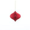 Árbol de Navidad Colgante Pequeño Estilo Ins Mini Colgante de Bola de Panal de Papel Diseño de Ventana Decoración DIY Bola de Panal de Navidad