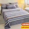 Sábana de Cama de Felpa de Leche Engrosada Pieza Única Invierno Más Terciopelo Manta de Coral de Felpa Franela Dormitorio de Estudiante Juego de Tres Piezas