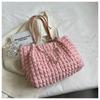 Bolso de Hombro Plisado tipo Burbuja para Mujer, Bolso de Gran Capacidad, Nuevo Bolso Tote Elegante de Verano 2026 para Viajar, Bolso de Moda para Mujer