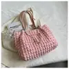 Bolso Puff Nube de Burbujas Bolso de Mujer 2025 Verano Nueva Moda Bolso de Hombro Plisado Gran Capacidad Bolso Tote de Axila
