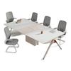 Mesa de conferência média pequena Mesa longa Simples Moderna Sala de conferência Mesa de treinamento Mesa longa Mesa grande Combinação