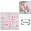 Zhengxiang transfronterizo 2023 pegatinas para uñas relieve 5D Halloween Navidad niños europeos y americanos pegatinas para uñas personalizadas venta al por mayor