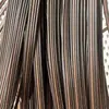 Rattan color café, ratán de PE, ratán plano, material de tejido de ratán, reparación de mecedora, reparación de silla de ratán